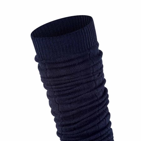 Mörkblåa arm- och benvärmare Esprit Rib Dark Navy