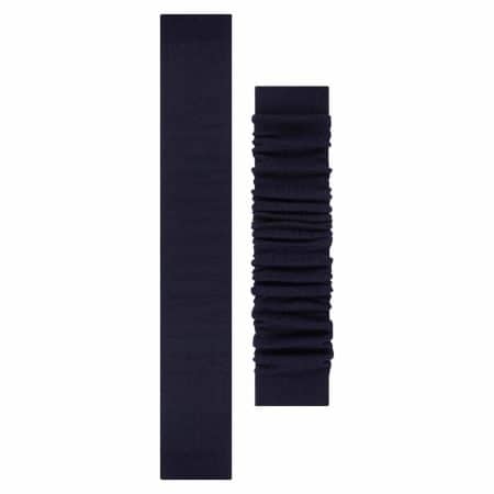 Mörkblåa arm- och benvärmare Esprit Rib Dark Navy