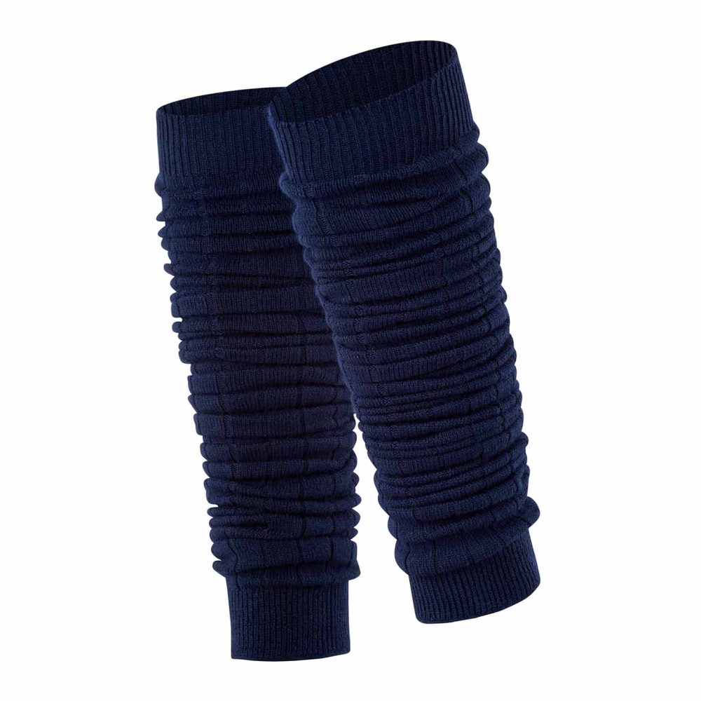 Mörkblåa arm- och benvärmare Esprit Rib Dark Navy